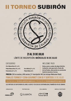Cartel del torneo