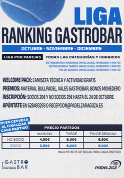 Cartel del torneo